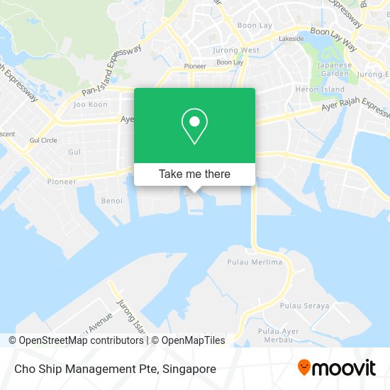 Cho Ship Management Pte map