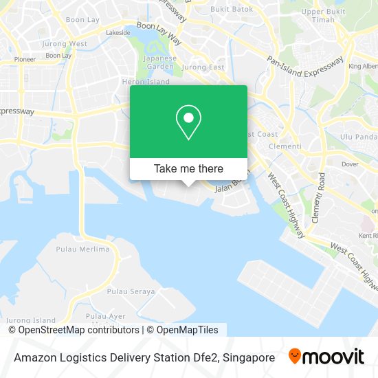 Amazon Logistics Delivery Station Dfe2 map