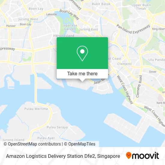 Amazon Logistics Delivery Station Dfe2地图