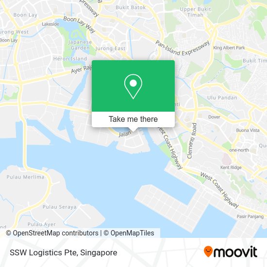 SSW Logistics Pte map