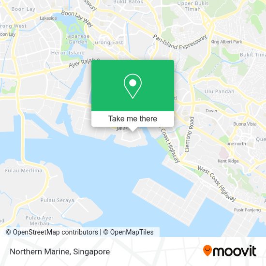 Northern Marine map