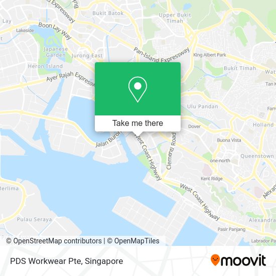 PDS Workwear Pte map