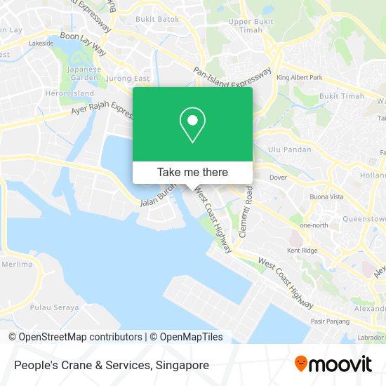 People's Crane & Services map