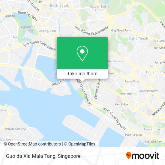 Guo da Xia Mala Tang map
