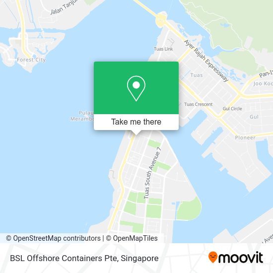 BSL Offshore Containers Pte map