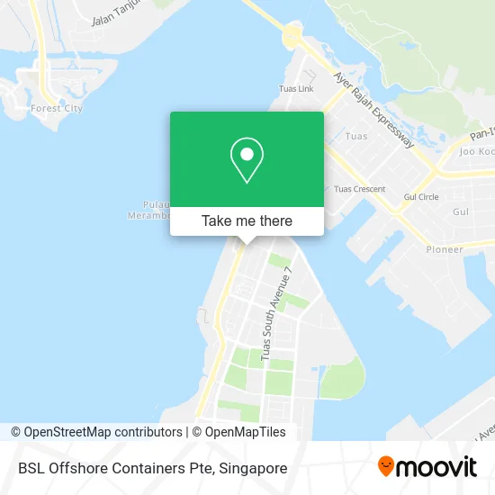 BSL Offshore Containers Pte map
