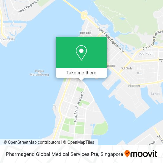 Pharmagend Global Medical Services Pte map