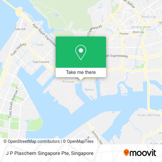J P Plaschem Singapore Pte map