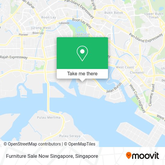Furniture Sale Now Singapore map