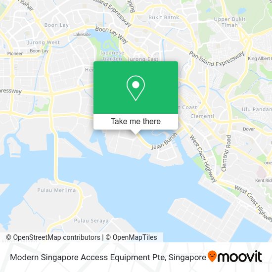 Modern Singapore Access Equipment Pte map