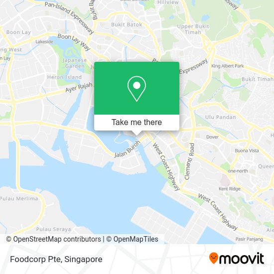 Foodcorp Pte map