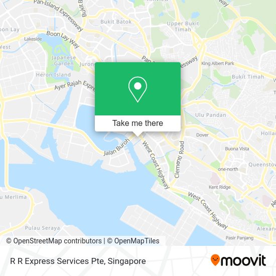 R R Express Services Pte map