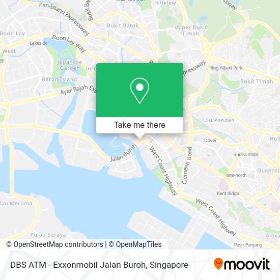 DBS ATM - Exxonmobil Jalan Buroh map