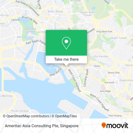 Ameritac Asia Consulting Pte map