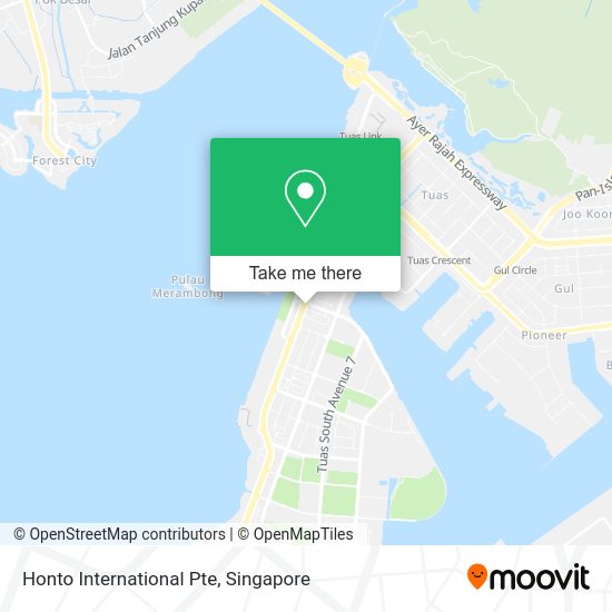 Honto International Pte map
