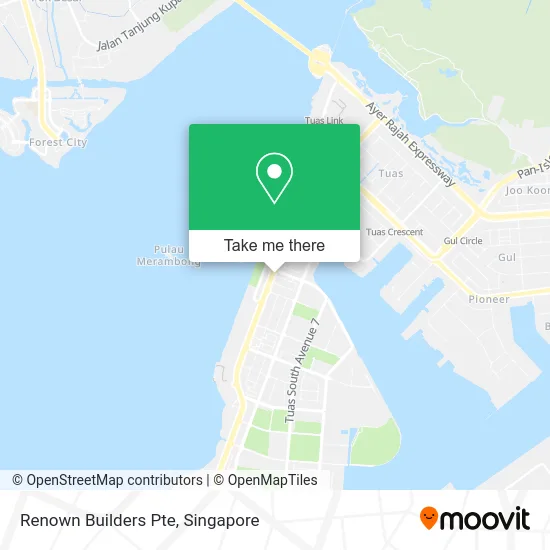 Renown Builders Pte map