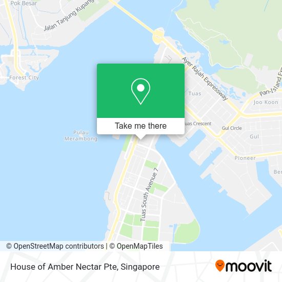 House of Amber Nectar Pte map
