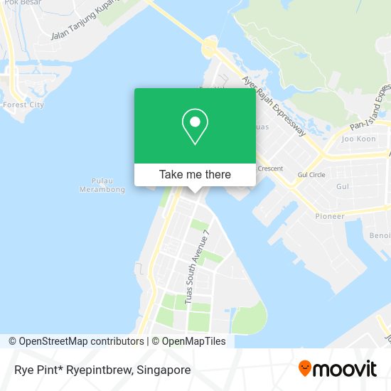 Rye Pint* Ryepintbrew map