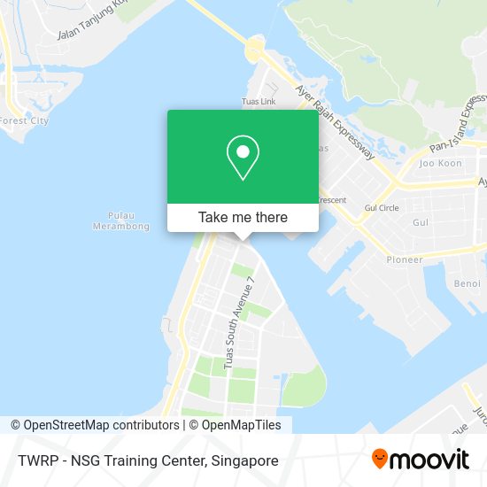 TWRP - NSG Training Center map