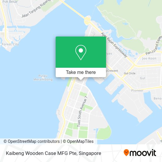 Kaibeng Wooden Case MFG Pte map