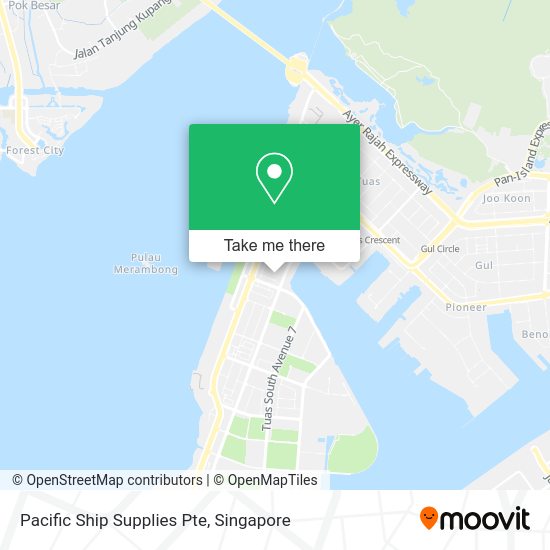 Pacific Ship Supplies Pte map
