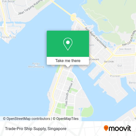 Trade-Pro Ship Supply map
