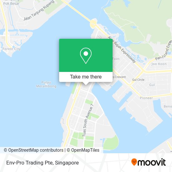 Env-Pro Trading Pte map