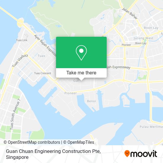 Guan Chuan Engineering Construction Pte map