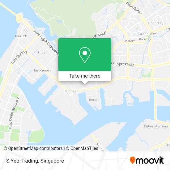 S Yeo Trading map