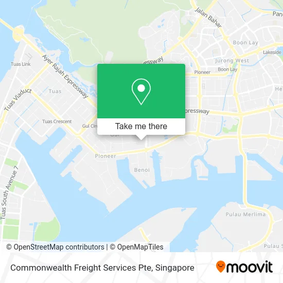 Commonwealth Freight Services Pte map