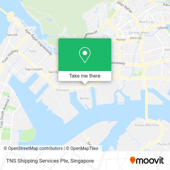 TNS Shipping Services Pte map