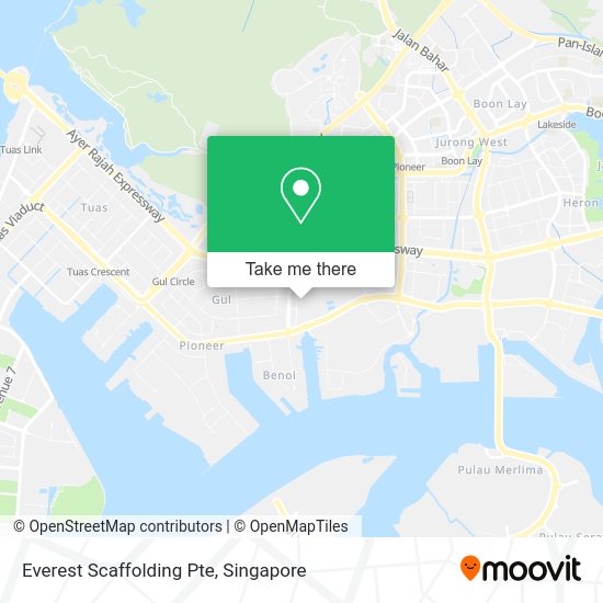 Everest Scaffolding Pte map