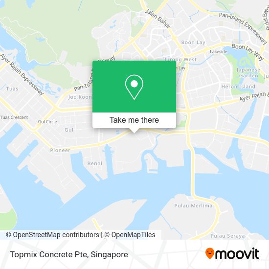Topmix Concrete Pte map