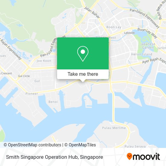 Smith Singapore Operation Hub map