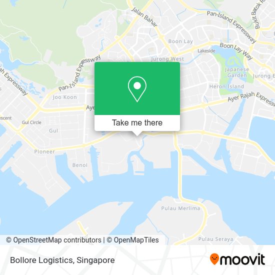 Bollore Logistics map