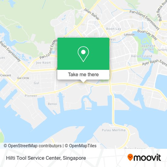 Hilti Tool Service Center map