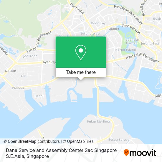 How to get to Dana Service and Assembly Center Sac Singapore S.E.Asia