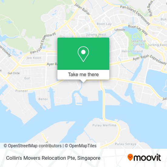 Collin's Movers Relocation Pte map
