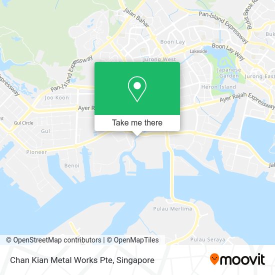 Chan Kian Metal Works Pte map
