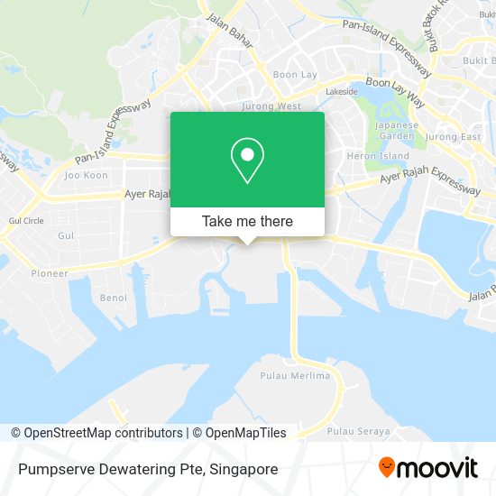 Pumpserve Dewatering Pte map