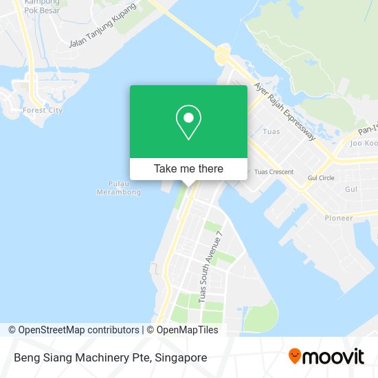 Beng Siang Machinery Pte map