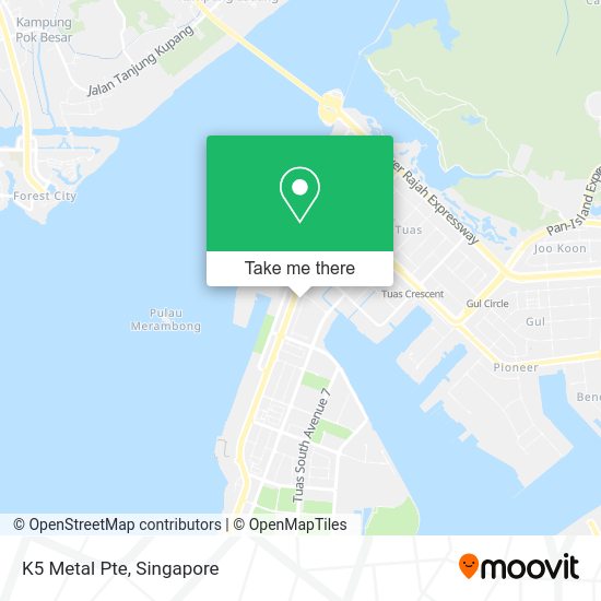 K5 Metal Pte map
