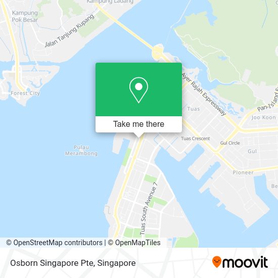 Osborn Singapore Pte map