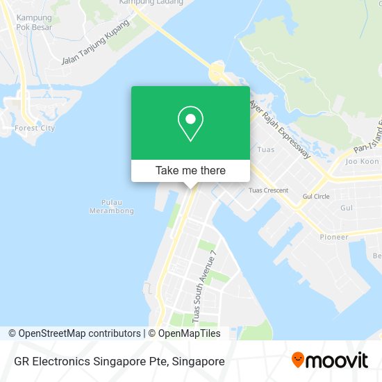GR Electronics Singapore Pte map