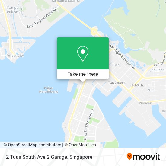 2 Tuas South Ave 2 Garage map
