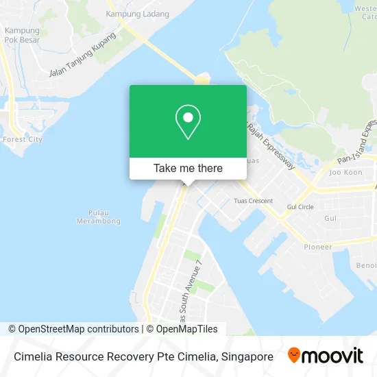 Cimelia Resource Recovery Pte Cimelia map