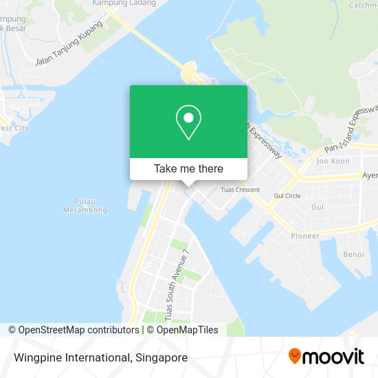 Wingpine International map