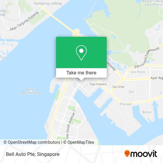 Bell Auto Pte map