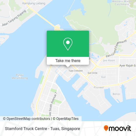 Stamford Truck Centre - Tuas map