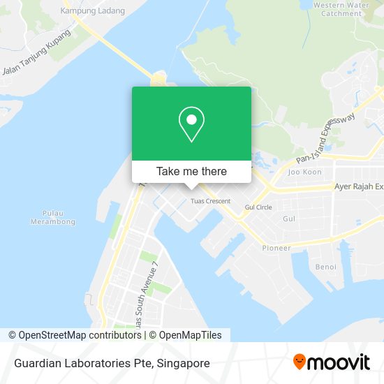 Guardian Laboratories Pte map